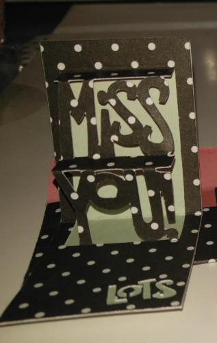 Mini Cards--Pop-Up, Miss You