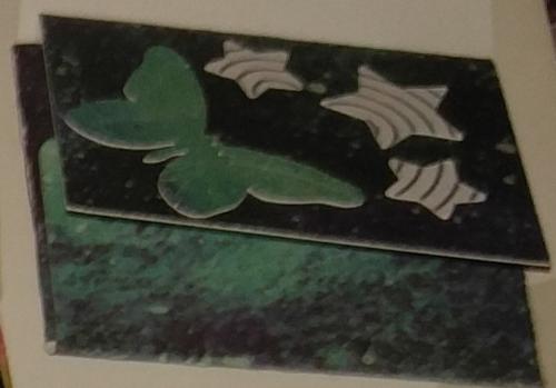 Mini Cards--Butterfly in Space