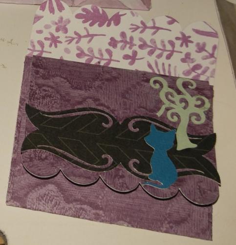 Mini Cards--Cat and Tree