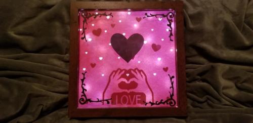 Illumiscape Heart Daytime, lights on