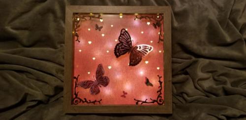 Illumiscape Butterflies Daytime, lights on
