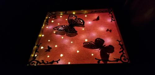Illumiscape Butterflies Nighttime 2nd Angle