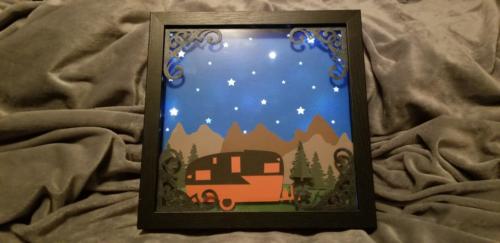 Illumiscape Orange Camper Daylight, lights on
