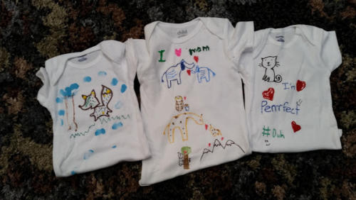 Baby Onsies Animal and Mountain Vinyls