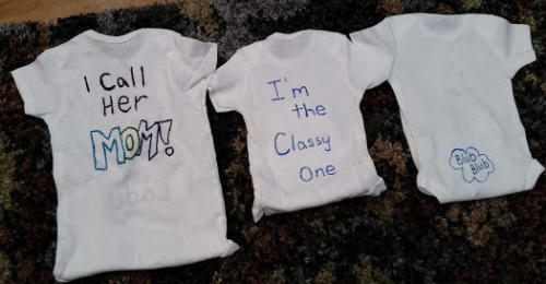 Baby Onsies Back Side